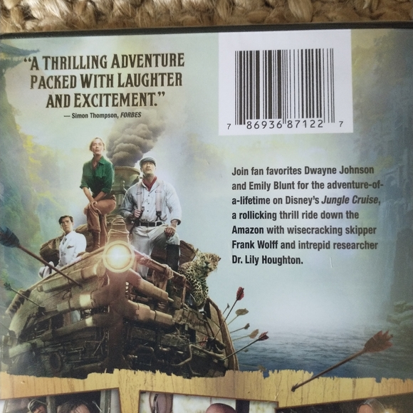 Disney Jungle Cruise DVD movie New - Picture 3 of 3
